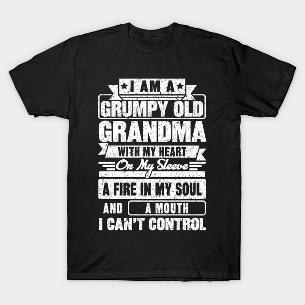 I AM A GRUMPY OLD GRANDMA T-Shirt by SilverTee